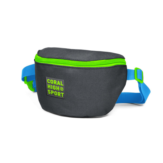 Coral High Sport Koyu Gri Bel Çantası 22606 - 2