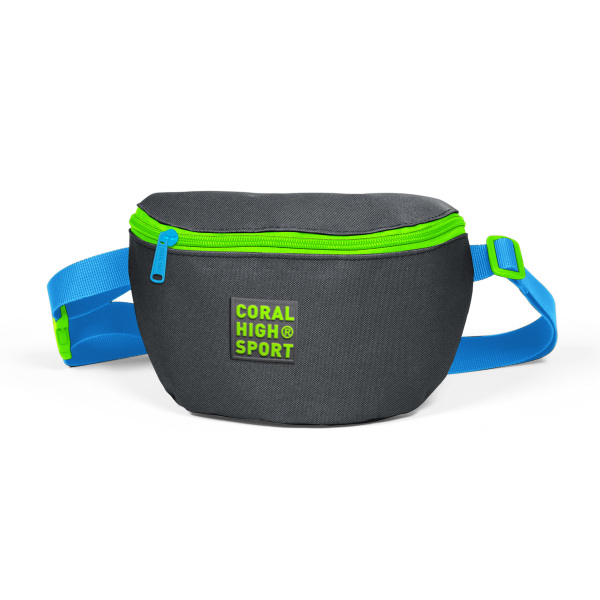 Coral High Sport Koyu Gri Bel Çantası 22606 - 1