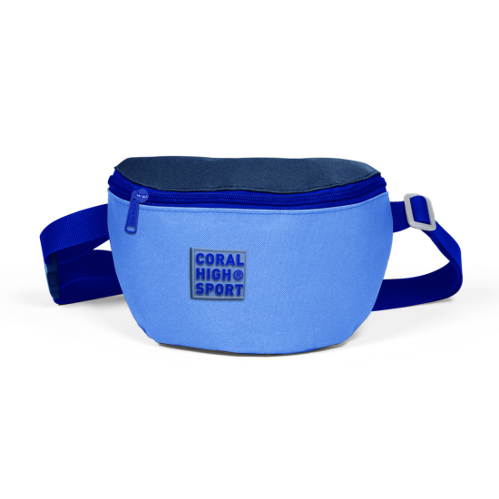 Coral High Sport Derin Mavi Saks Lacivert İki Bölmeli Bel Çantası 22607 - 1