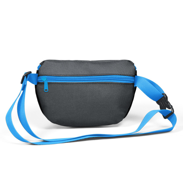 Coral High Sport Siyah Koyu Gri İki Bölmeli Bel Çantası 22614 - 4