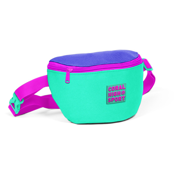 Coral High Sport Su Yeşili Lavanta İki Bölmeli Bel Çantası 22616 - 3