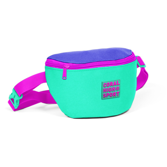 Coral High Sport Su Yeşili Lavanta İki Bölmeli Bel Çantası 22616 - 3