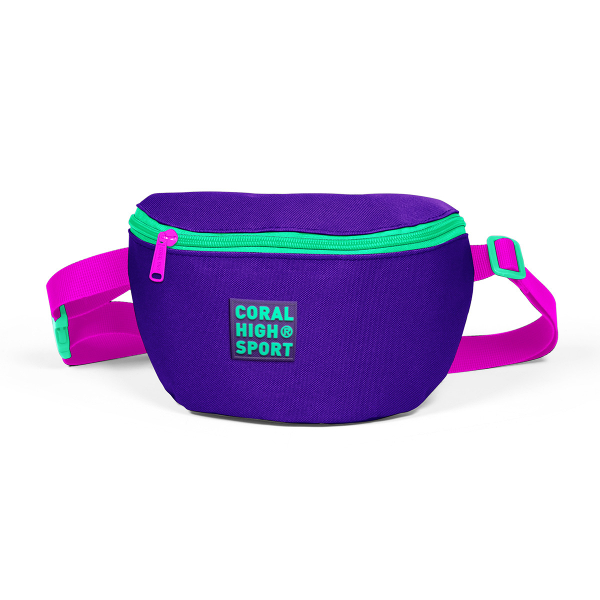Coral High Sport Mor Pembe İki Bölmeli Bel Çantası 22620