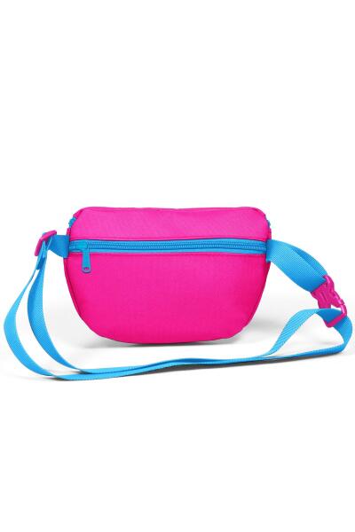 Coral High Sport Neon Pembe Mavi İki Bölmeli Bel Çantası 22623 - 4
