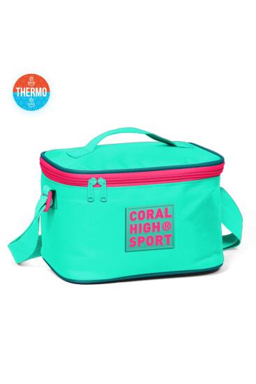 Coral High Sport Su Yeşili Çivit Thermo Beslenme Çantası 22804 