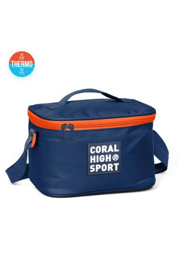Coral High Sport Lacivert Neon Turuncu Thermo Beslenme Çantası 22806 - CORAL HIGH SPORT