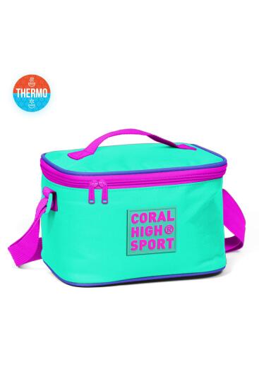 Coral High Sport Su Yeşili Lavanta Thermo Beslenme Çantası 22812 