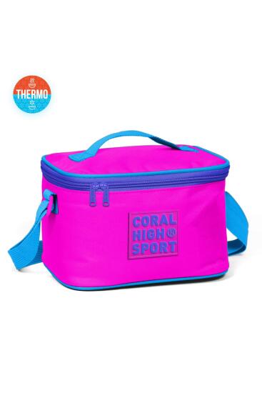 Coral High Sport Pembe Mavi Thermo Beslenme Çantası 22813 