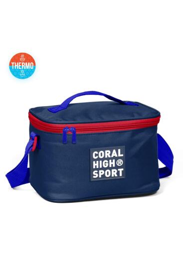 Coral High Sport Lacivert Kırmızı Thermo Beslenme Çantası 22815 