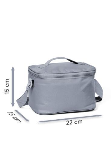 Coral High Sport Derin Mavi Koyu Gri Thermo Beslenme Çantası 22817 - 4