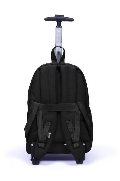 Coral High Sport Siyah Dört Bölmeli USB'li Çekçekli Sırt Çantası 23251 - 4