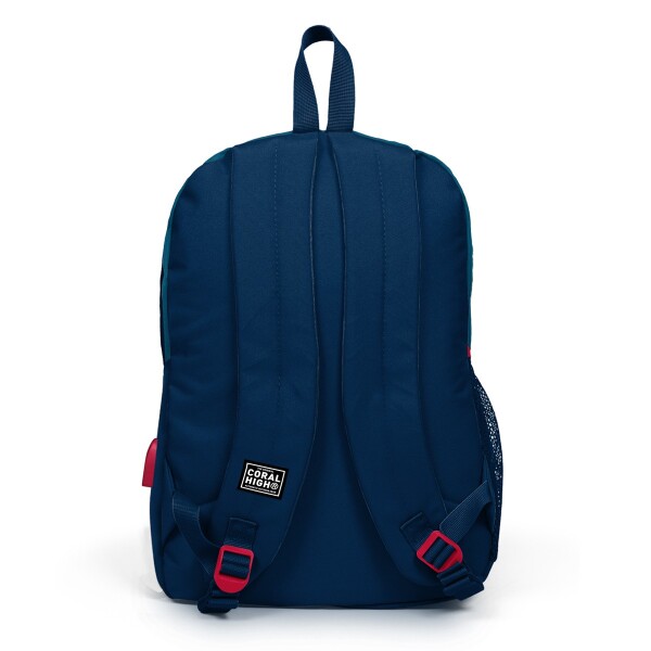 Coral High Sport Civit Lacivert Dört Bölmeli USB Şarjlı Kulaklık Çıkışlı Sırt Çantası 23448 - 4
