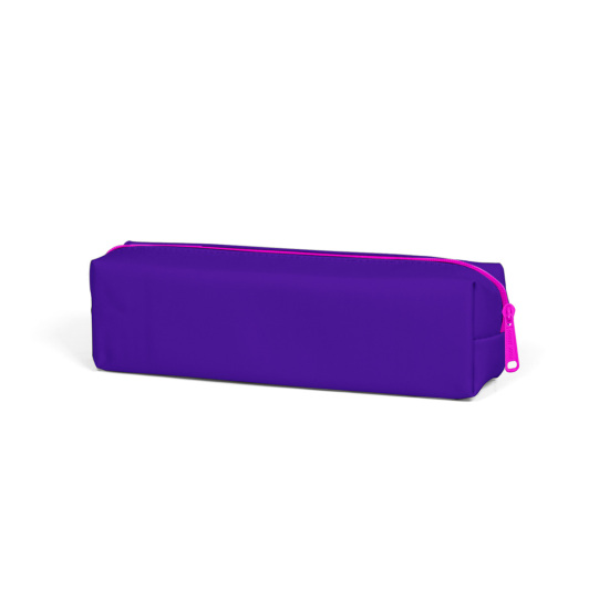 Coral High Sport Mor Pembe Tek Bölmeli Kalem Çantası 22337 - 3