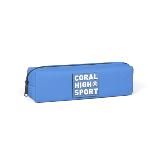 Coral High Sport Derin Mavi Koyu Gri Tek Bölmeli Kalem Çantası 22349 - 1