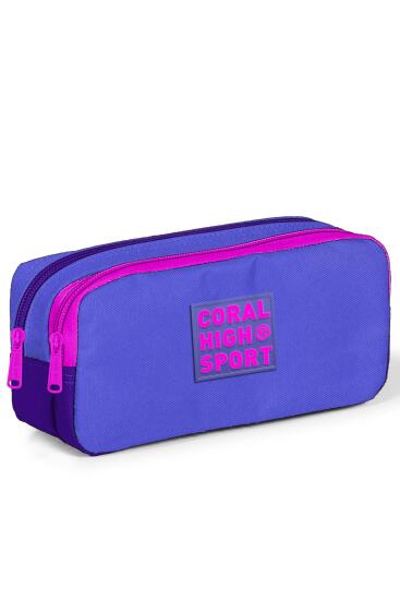 Coral High Sport Lavanta Mor İki Bölmeli Kalem Çantası 22269 - Coral High Sport