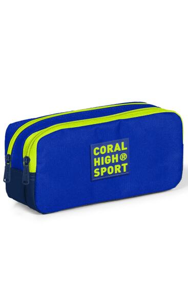 Coral High Sport Saks Lacivert İki Bölmeli Kalem Çantası 22271 