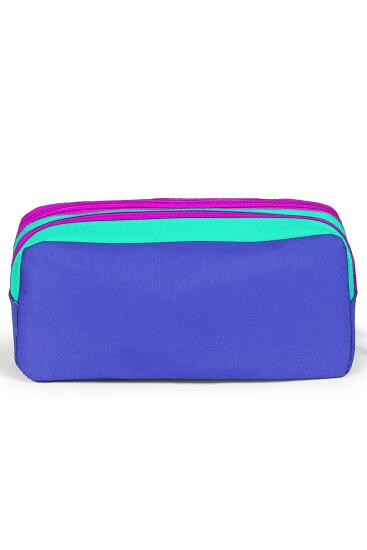 Coral High Sport Su Yeşili Lavanta İki Bölmeli Kalem Çantası 22272 - 3