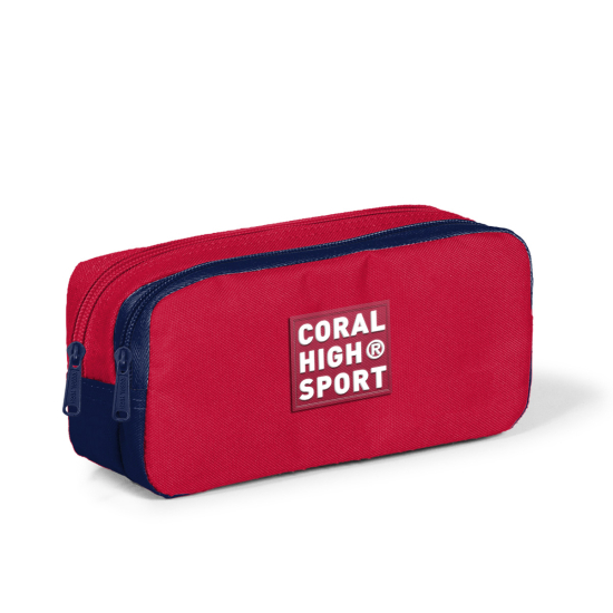 Coral High Sport Kırmızı Lacivert İki Bölmeli Kalem Çantası 22151 - Coral High Sport