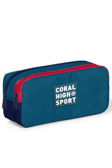 Coral High Sport Çivit Lacivert İki Bölmeli Kalem Çantası 22152 
