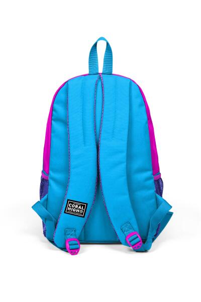 Coral High Sport Pembe Mavi Üç Bölmeli Sırt Çantası 23461 - 3