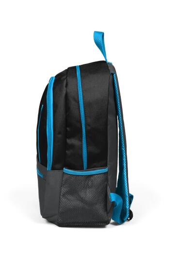 Coral High Sport Siyah Koyu Gri Dört Bölmeli Sırt Çantası 23458 - 2