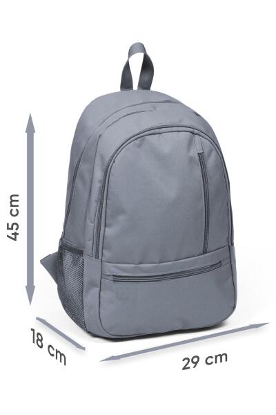 Coral High Sport Siyah Dört Bölmeli Bölmeli Sırt Çantası 23457 - 4