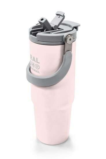 Coral High Toz Pembe Pipetli ve Direkt İçim Çelik Termos 900 ml 38756 - 2