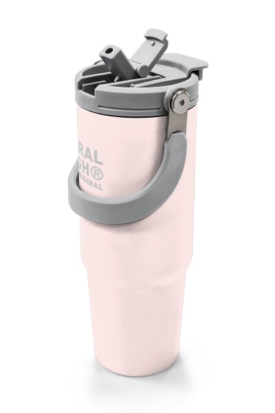 Coral High Toz Pembe Pipetli ve Direkt İçim Çelik Termos 900 ml 38756 - 2