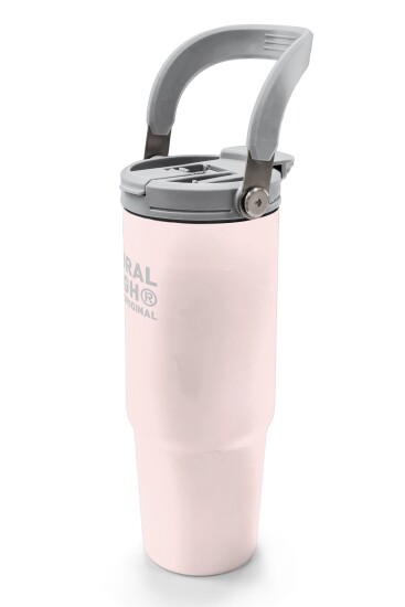 Coral High Toz Pembe Pipetli ve Direkt İçim Çelik Termos 900 ml 38756 - 4