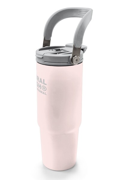 Coral High Toz Pembe Pipetli ve Direkt İçim Çelik Termos 900 ml 38756 - 4