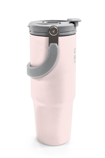 Coral High Toz Pembe Pipetli ve Direkt İçim Çelik Termos 900 ml 38756 - 6