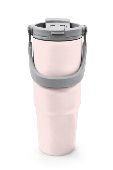 Coral High Toz Pembe Pipetli ve Direkt İçim Çelik Termos 900 ml 38756 - 7