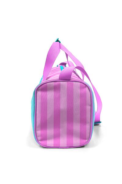 Coral High Turkuaz Pembe Çizgili Spor Çantası 27521 - 9