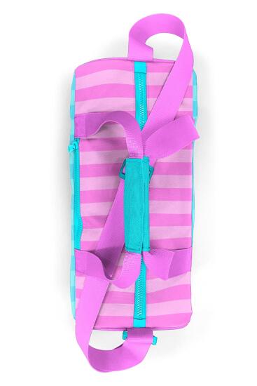 Coral High Turkuaz Pembe Çizgili Spor Çantası 27521 - 5