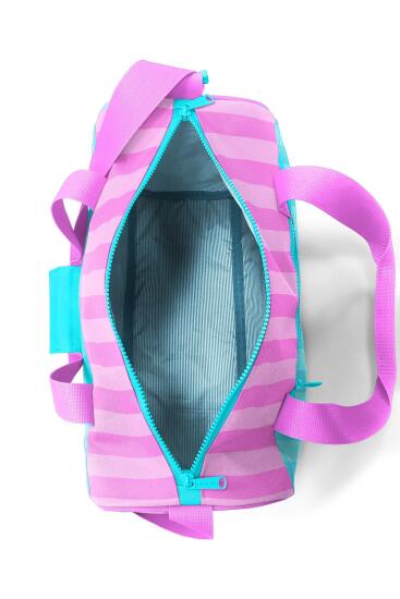 Coral High Turkuaz Pembe Çizgili Spor Çantası 27521 - 7