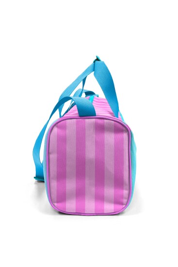 Coral High Turkuaz Pembe Çizgili Spor Çantası 27521 - 9