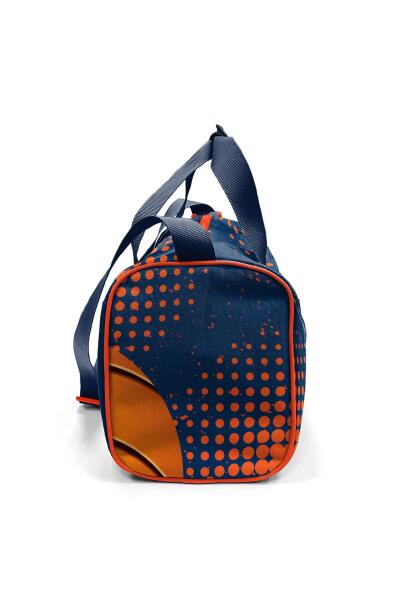 Coral High Turuncu Lacivert Basketbol Desenli Spor Çantası 27519 - 8