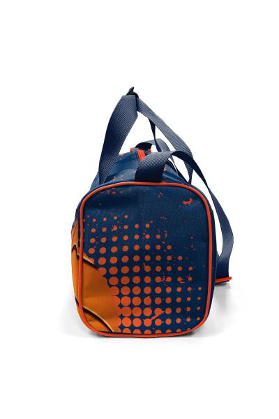 Coral High Turuncu Lacivert Basketbol Desenli Spor Çantası 27519 - 9