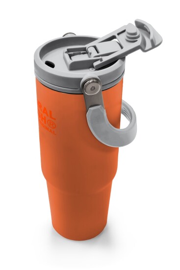 Coral High Turuncu Pipetli ve Direkt İçim Çelik Termos 900 ml 38757 - 3