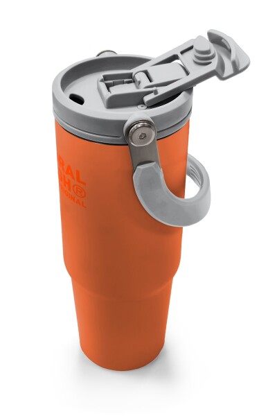 Coral High Turuncu Pipetli ve Direkt İçim Çelik Termos 900 ml 38757 - 3