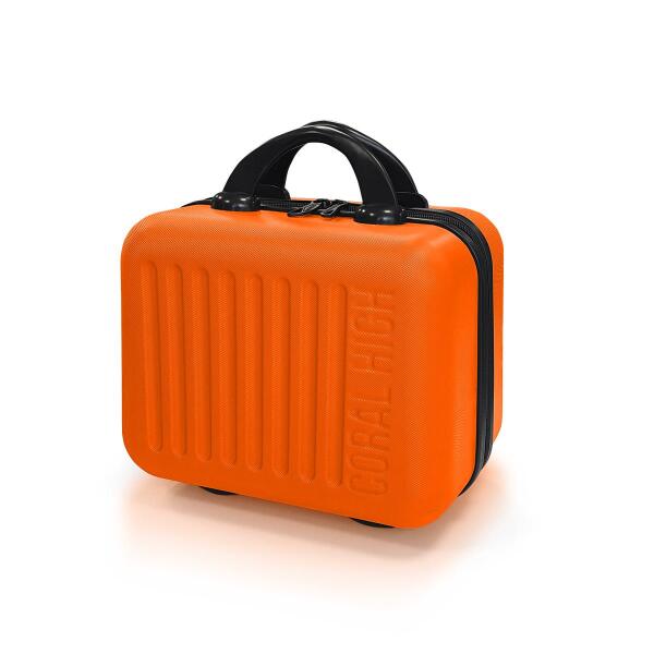 Coral High Turuncu Renkli Makyaj Çanta 16524 - 1