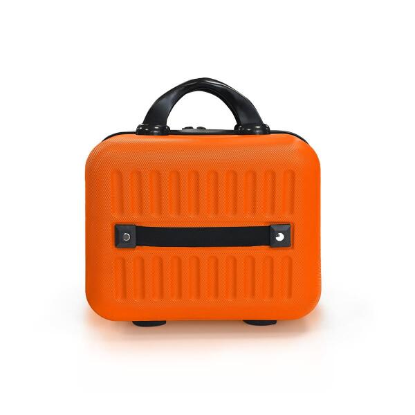 Coral High Turuncu Renkli Makyaj Çanta 16524 - 3