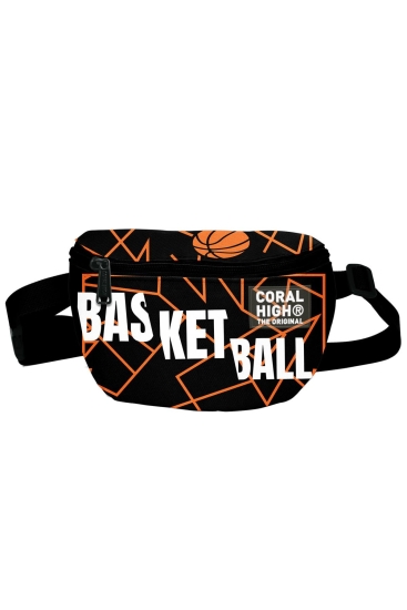 Coral High Turuncu Siyah Basketbol Bel Çantası 11547 