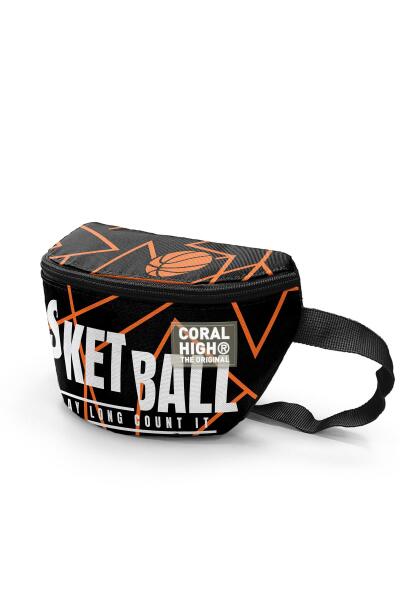 Coral High Turuncu Siyah Basketbol Bel Çantası 11547 - 3