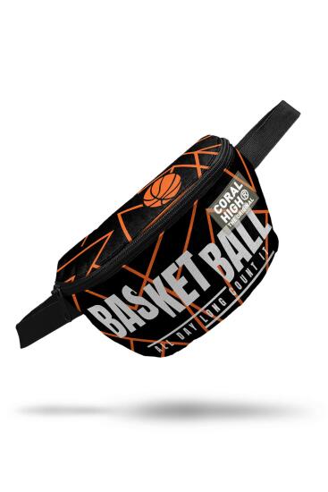 Coral High Turuncu Siyah Basketbol Bel Çantası 11547 - 6