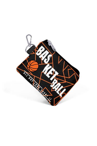Coral High Turuncu Siyah Basketbol Bozuk Para Çantası 21908 - 3