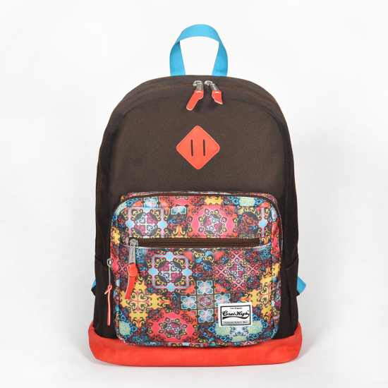 Coral High Kahverengi Üç Bölmeli Sırt Çantası 14109 