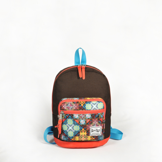 Coral High Kahverengi Üç Bölmeli Mini Sırt Çantası 14125 