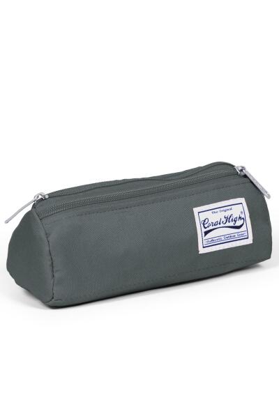 Coral High Üç Bölmeli Gri Kalem Çantası 12348 - 1