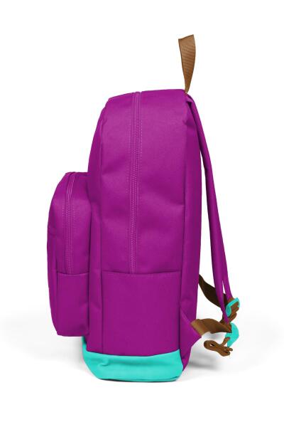 Coral High Koyu Pembe Yeşil Üç Bölmeli Sırt Çantası 14146 - 2